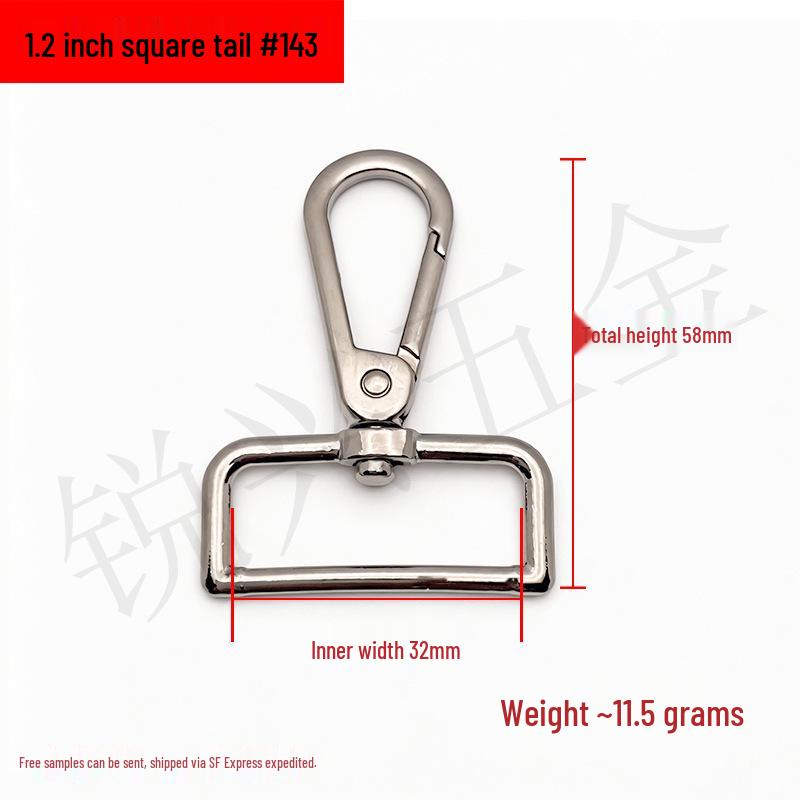Zinc Alloy Metal Dog Leash Buckle and Luggage Strap Hook