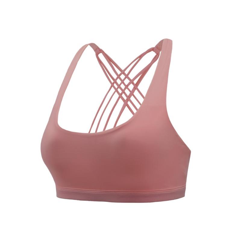 Womens Beauty Back Wireless Padded Gathering Sports Bra For Yoga Gym