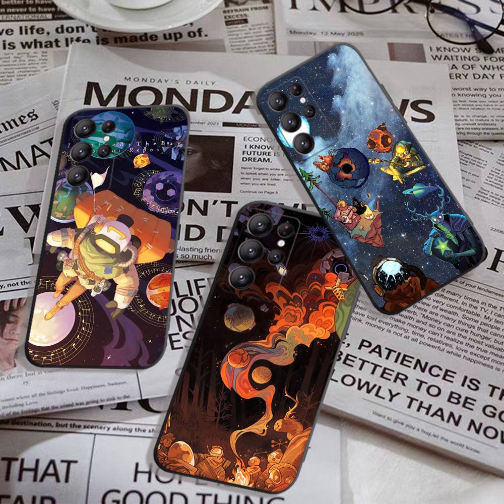 Outer Wilds Game Phone Case For Samsung S 24 fe 25 Ultra plus 20 lite 21 30 22 23 24 22 Ultra 5G Fundas
