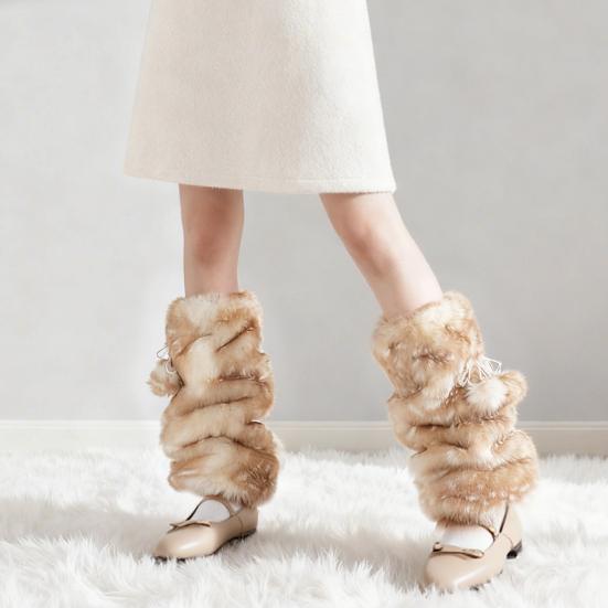 Vinterlue med tegneseriehjorteører Plysjfôr Ørebeskyttende lue Fortykket Varm Justerbar passform Leggvarmere Vinterklær