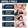 30ml Teeth Repair Kit Temporary Solid Tooth Hole Repair Materials Practical Unisex Adults with 4 Dental Tools Tooth Beauty Tool