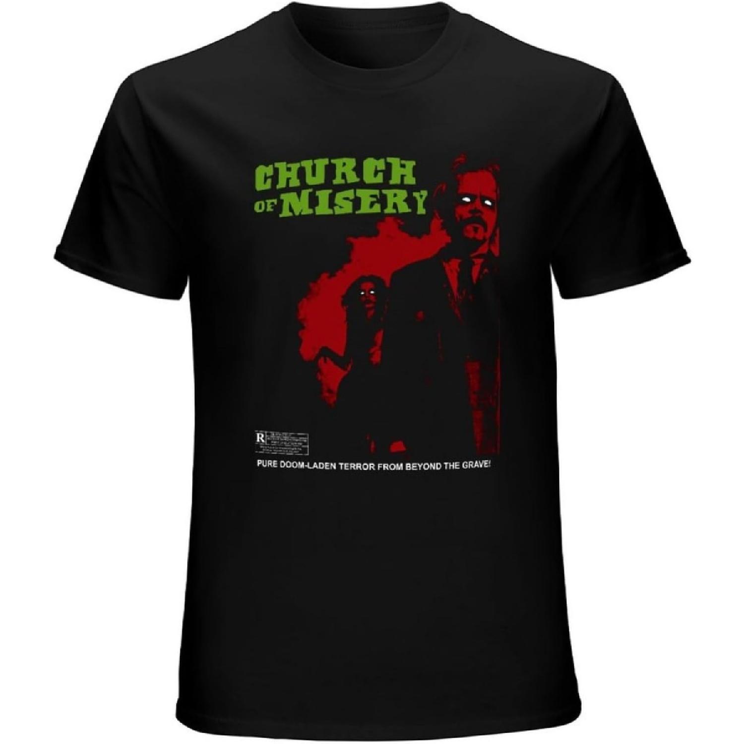YIN FENG Church of Misery Rated R T-Shirt Men Unisex S