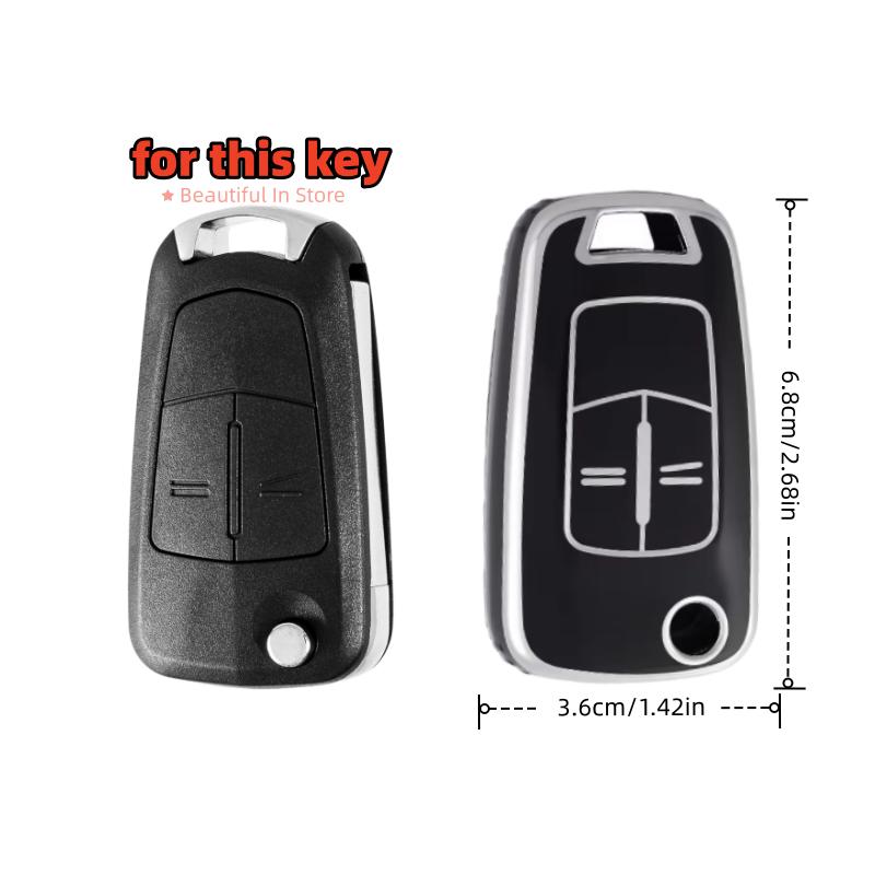 2pcs/lot Car Key Fob Cover For Vauxhall Opel Corsa Astra Vectra Signum H Vectra Car Key Case Covers