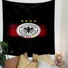 German Football Emblem with Four Stars Patterned Tapestry Decorative Wall Hanging, Home Bedroom Living Room Decor