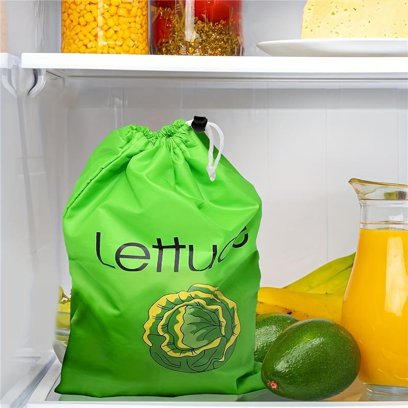 Vegetable Storage Bags, Reusable Prevent Ripening Produce Bags, Durable Banana Storage Freshness Bag, Lightweight Refrigerator Fruit Bags