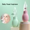 Aspirateur Nasal Doux pour Bébé Anti-reflux Ventouse Nasale Nouveau-né Nettoyeur Nasal à Vide Silicone Soin de Sécurité pour Bébé Outil de Diagnostic