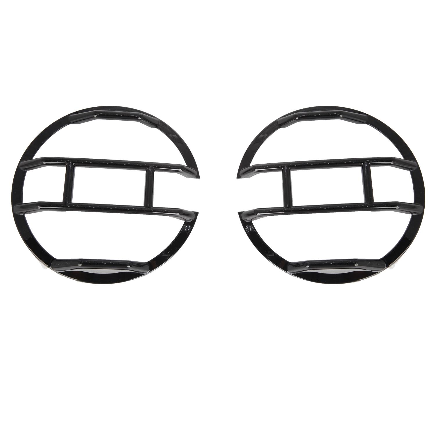 

Передняя фара автомобиля, украшение, светодиодный источник света, защитная крышка для Ford Bronco 2022 2023, капоты для внешних ламп чёрный