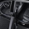 Fit For New Model 3 Model Y Automotive Carbon Fiber Texture Door Sill Scuff Plate Anti Collision Protector