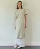 Kamino Summer Slit Dress Light Green