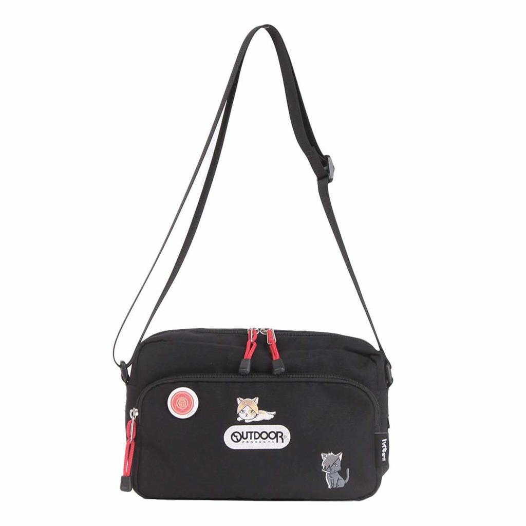 [Outdoor Products] Haikyuu Collaboration Shoulder Bag ODHQ03 [10] Nekoma High School (Black)