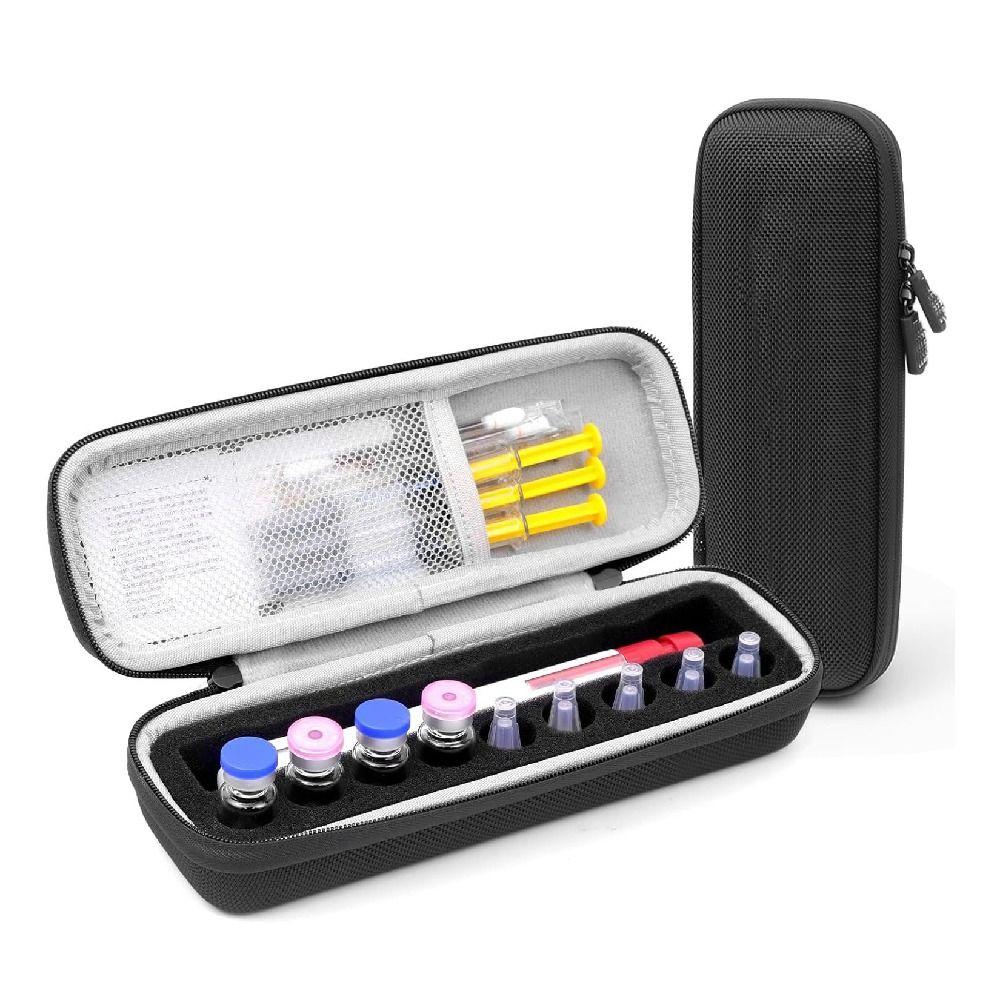 Waterproof Insulin Vial Protector 9 Slots Essential Oil Case Insulin Vial Storage Case  for Home