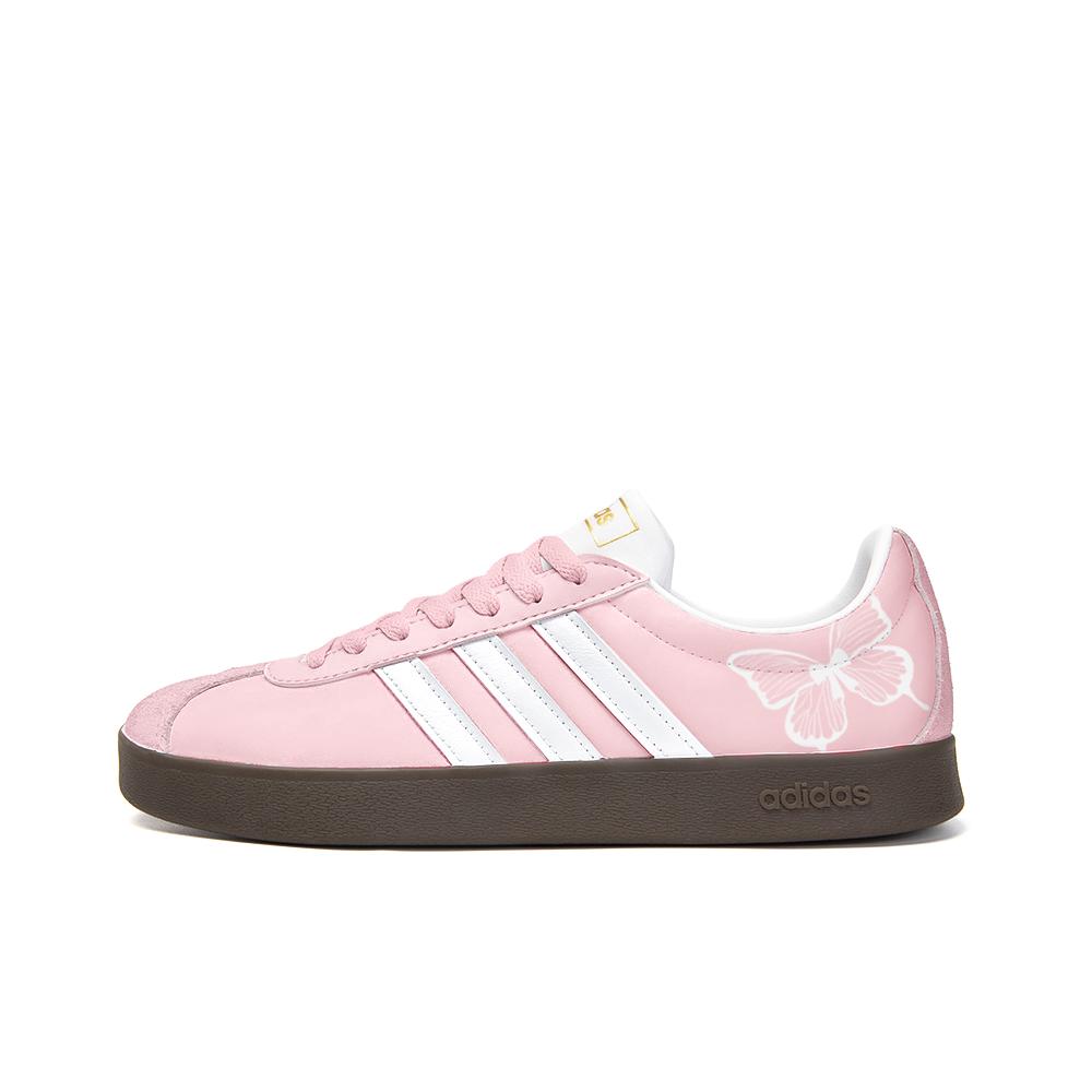 

Adidas Neo VL Court 2.0 Flower Rain Slip Resistant Abrasion Resistant Low top Skateboard Shoes Unisex Pink ID6015(Team354-) 44⅔