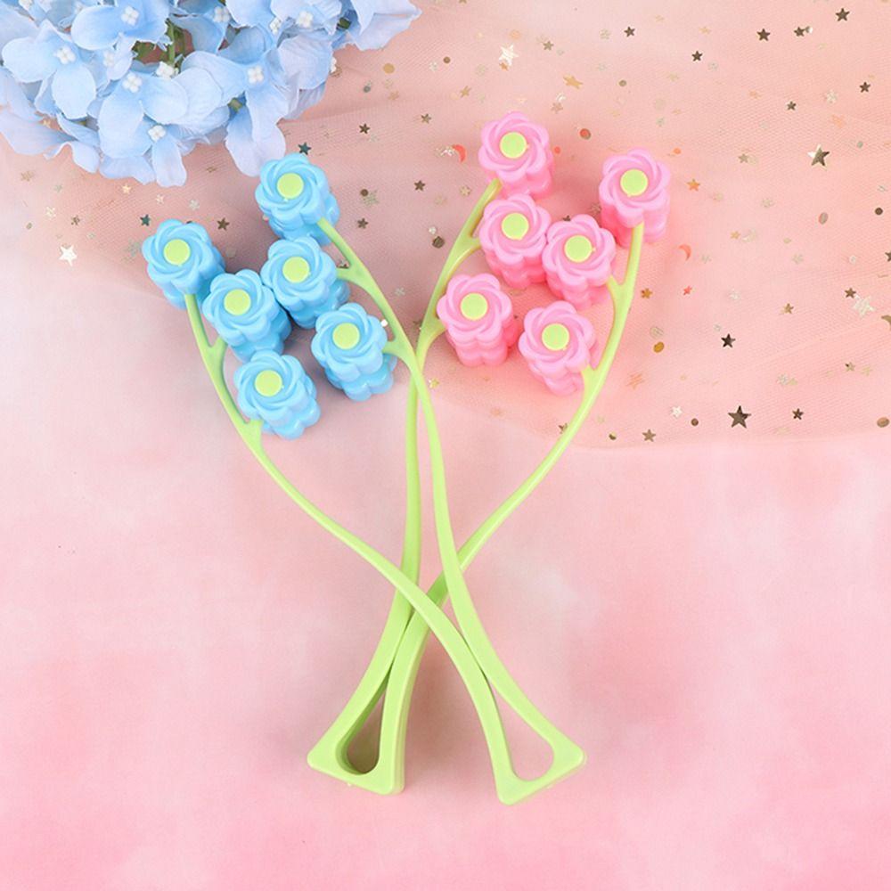 

Face-Lift Flower Shape Finger Massage Face Relaxation Face Massage Roller Creative Women