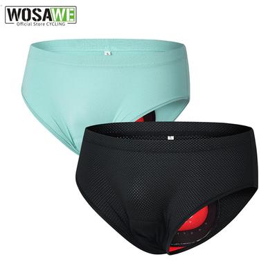 Cycling Briefs WOSAWE Mens Bike Riding Shorts Gel Padding Underwear