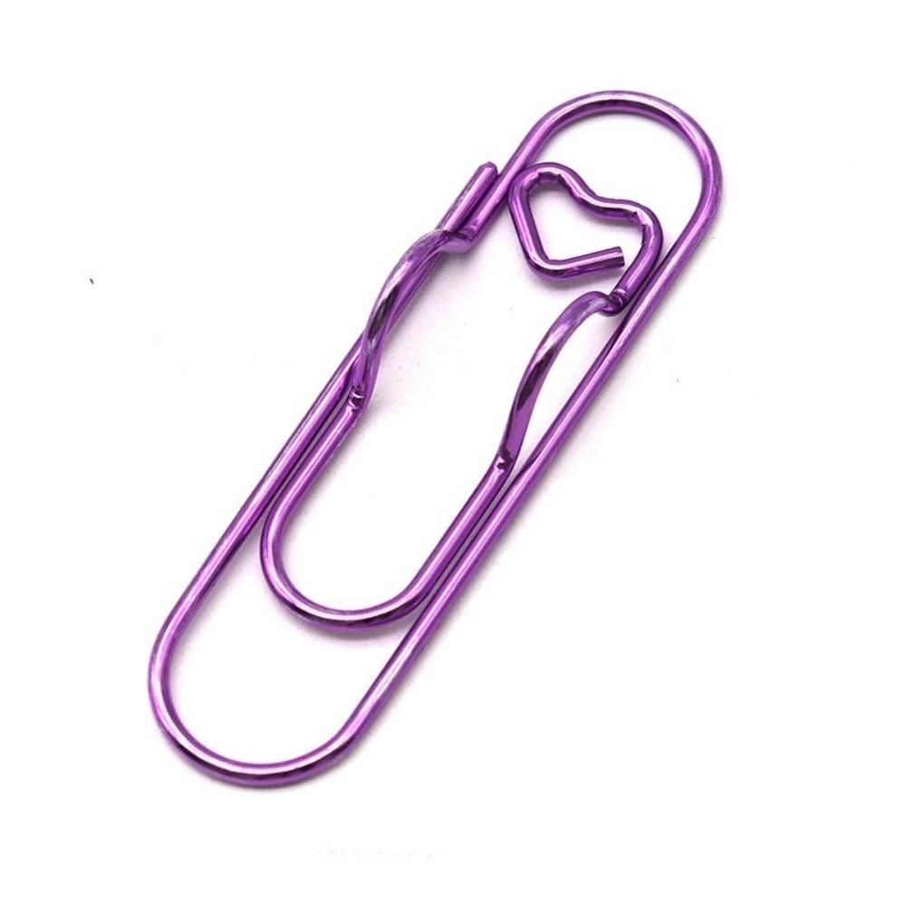 Love Model Paper Clips Metal Pen Holder Separator Pages Tags  School Supplies Accessories