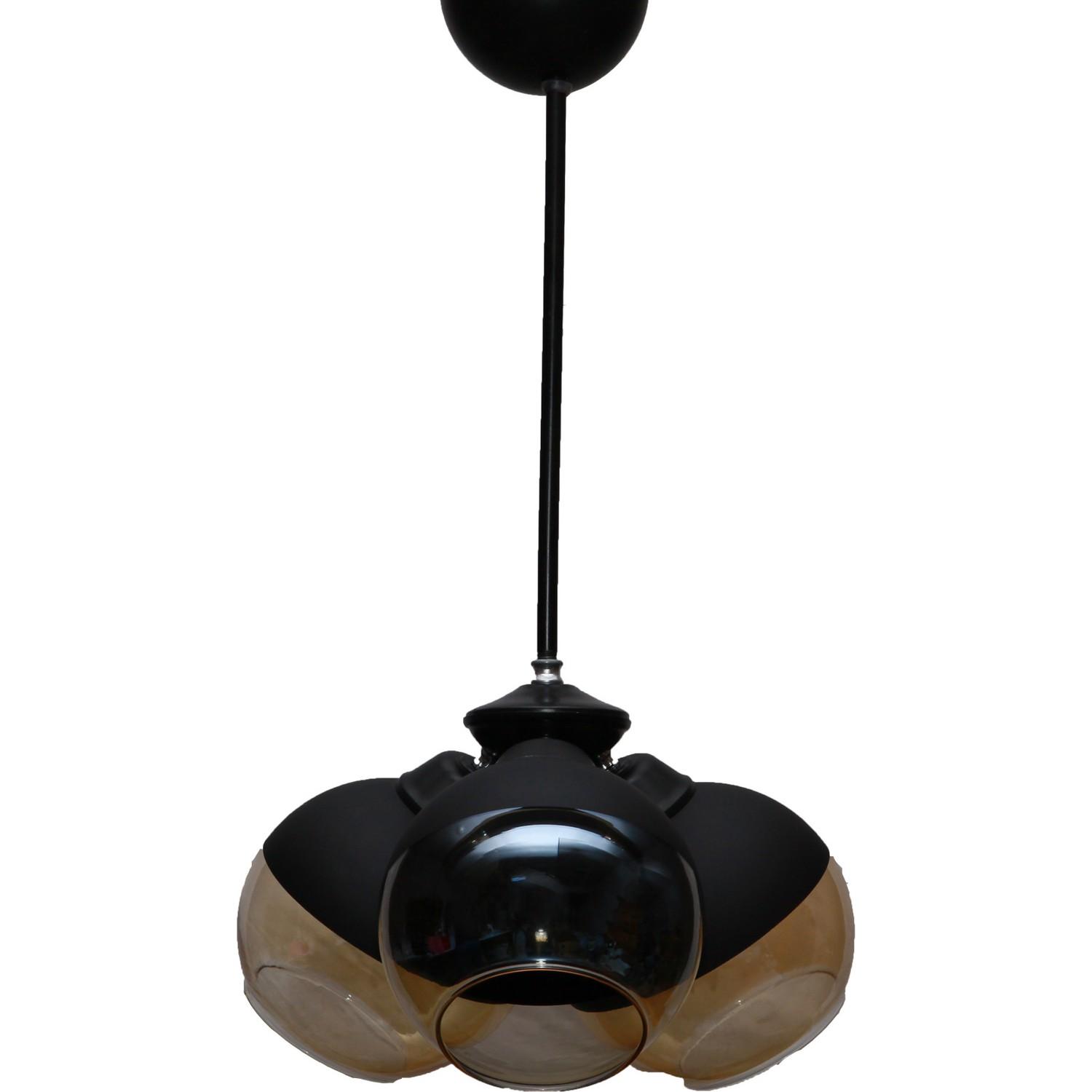 

Ворота 3 Люстра из черного стекла