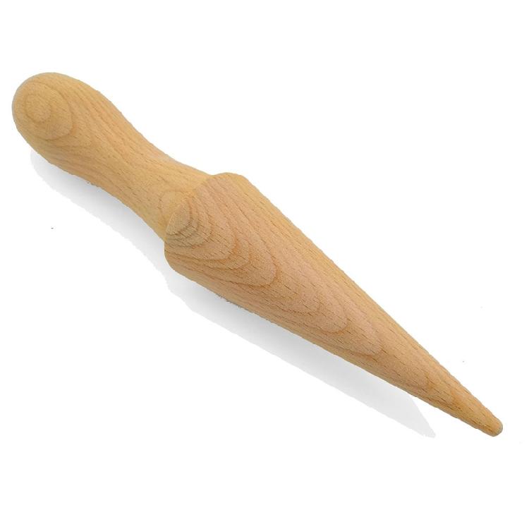 

Eco-Freindly Natural Beech Wood Pizzelle Cone Roller Easy to Operate Housewares 1