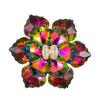 Modische Kristallblumen-Brosche - Handgefertigte Corsage für hochwertige Kleidung, Mehrfarbig