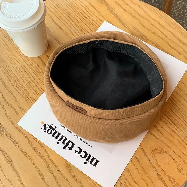 New Autumn Women's Beret Fashion British Style Artist Hat Retro Versatile Show Small Face