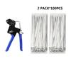 Automatic Zip Tensioning Tool Cable Ties Plier Cable Ties Guns Stainless Steel Hand Fastening Strap Cutting Wrap Tool Set