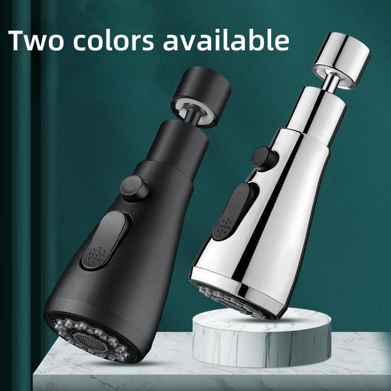 Faucet Extender 360 Rotation Sprayer Anti-Splash Tap Booster Shower Water Saving 3 Mode Faucet Aerator Replacement Head