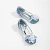 Princess Shoes Girls Sandal Summer Children's Shiny Snow Fairy Party High Heels Crystal Shoes