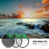 NEEWER 72mm Lens Filter Kit ND8 ND64 CPL Filter Set Neutral Density Circular Polarizing Filter Kit 30 Layer Nano Optical Bag + Coating/HD