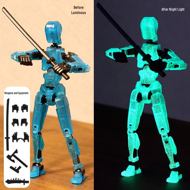 Lucky 13-Joint Movable 3D Doll - 3rd Gen Full Body DIY Decompression Toy