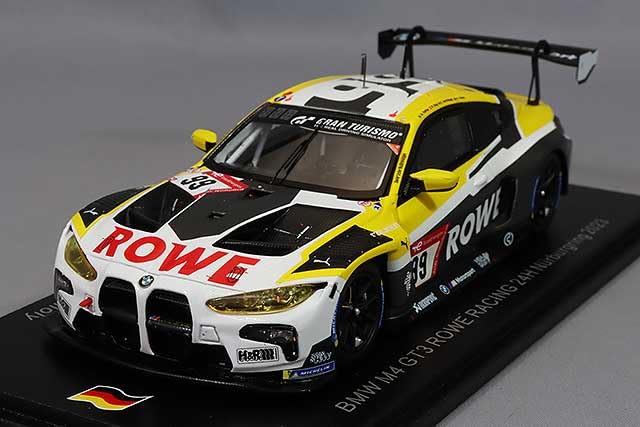 

Spark BMW M4 GT3 2023 Нюрбургринг 24 часа Yelloly 1/43 Rowe Racing #99 A. Фарфус/П. Компакт-диск. Филиппи/Н.