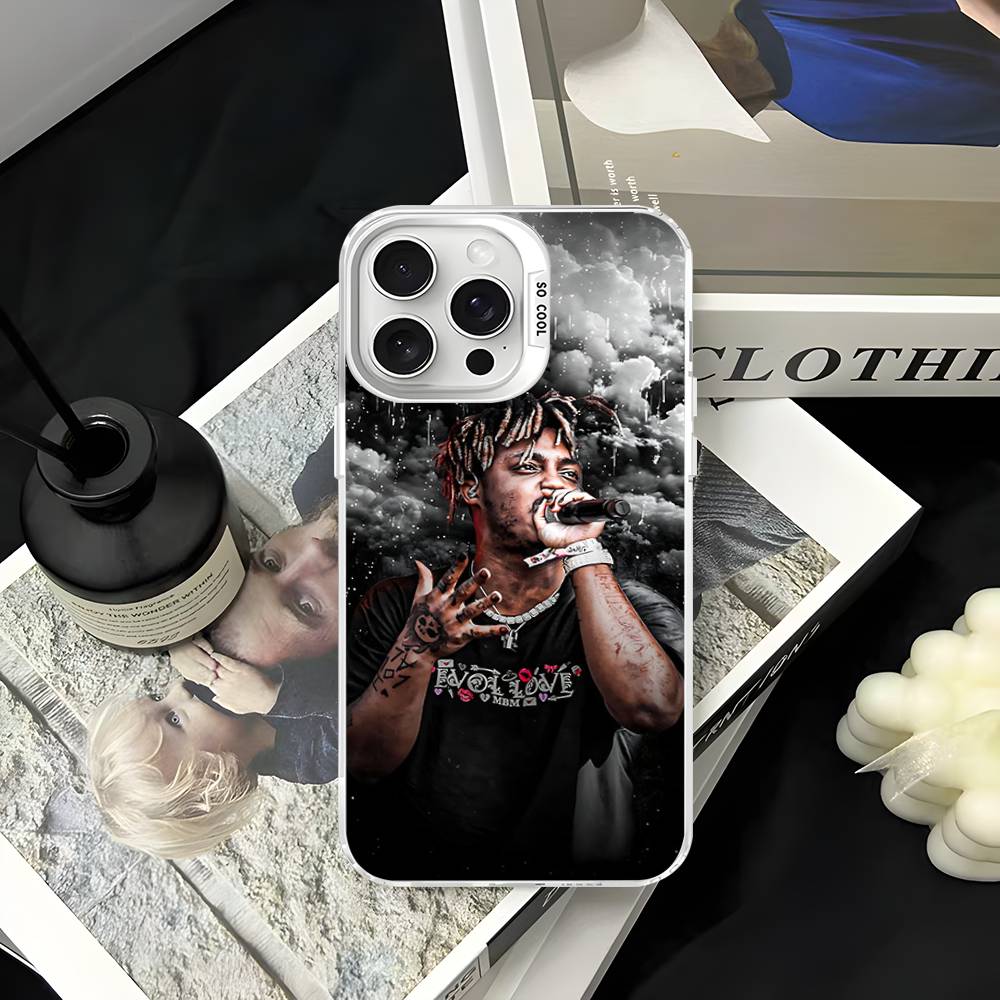

Juice Cool Singer WRLD Phone Case For IPhone 17 16 15 14 13 12 11 Pro Max Plus Color Silver Cover iPhone 16