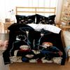 Jujutsu Kaisen Bedding Set Quilt Cover Pillowcase Anime Figure Satoru Gojo Bed Bedroom Duvet Cover Decor Beddings Suit Kids Gift