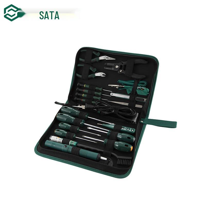 SATA 03720 Electronic Repair Tool Set 22-piece