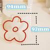 Acrylic Korean Style Flower Coaster Transparent Coaster Non-Slip Kitchen Accessories Mat Cup Bar Mug Cartoon Animal Drink Pads