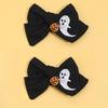 Lovely Toddlers Bowknot Hairclip Fashion Hair Barrettes Halloween Embroidered Hairpins Party Hair Accessory for Girls