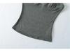 Spicy V-Neck Striped Camisole: Summer 2026 Slim-Fit Sleeveless Crop Top