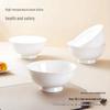 Sky Top Pure White Bone China High-Footed Bowls