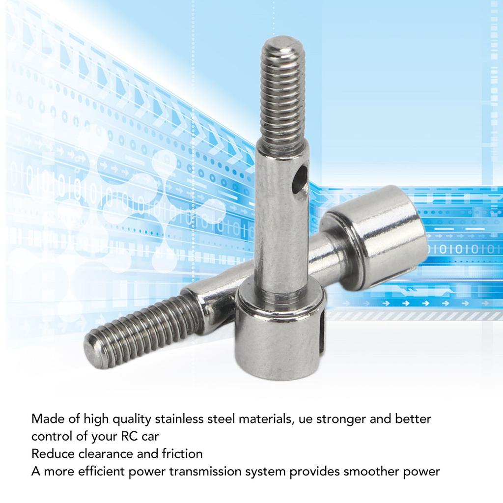 Copo do Eixo da Roda Dianteira de Metal Copo do Eixo da Roda Dianteira de Aço Inoxidável para Carro RC Xiaomi Jimny XMYKC01CM 1/16