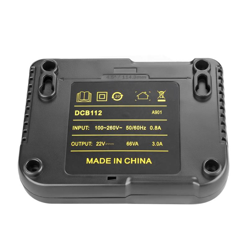 Lithium Battery Charger Accessories Parts LED Display For DeWalt For XR 10.8V 14.4V 20V Li-ion Cell Pack DCB112 DCB115 DCB118