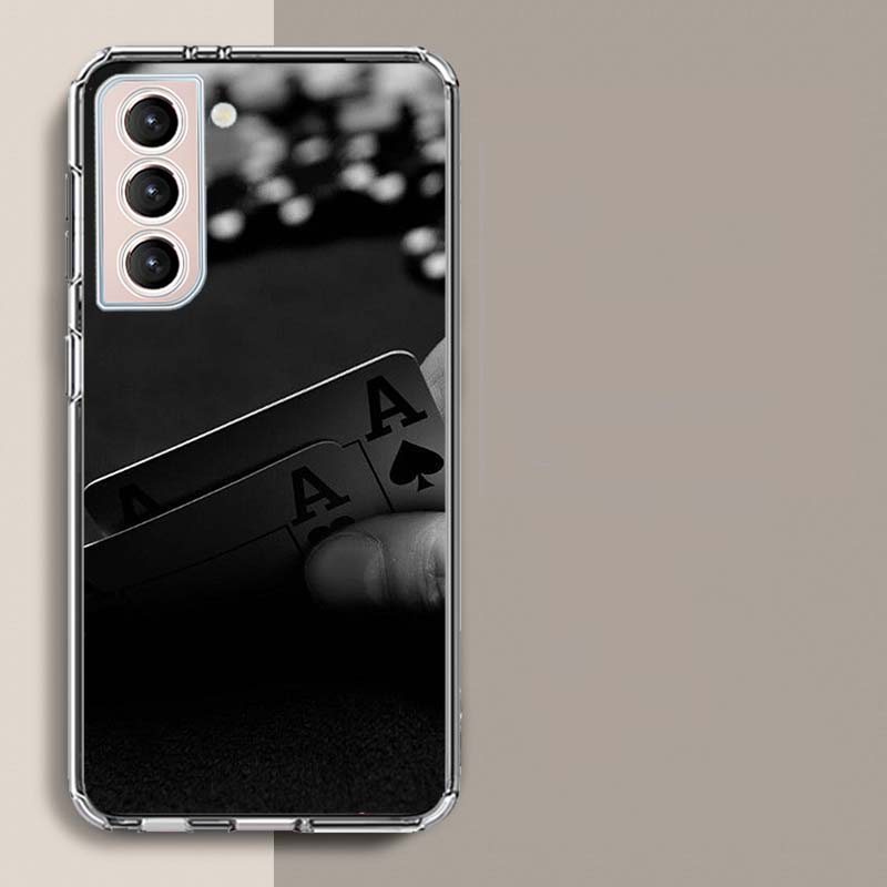 High-Stakes Elegance Casino Luxe Phone Case For Samsung Galaxy S25 Edge S24 S23 FE S21 S20 S10 Plus S22 S26 Ultra Cover Clear Ca