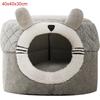 Cat Bed House Soft Plush Kennel Puppy Cushion Small Dogs Cats Nest Winter Warm Sleeping Pet Dog Bed Pet Mat Supplies Cat House
