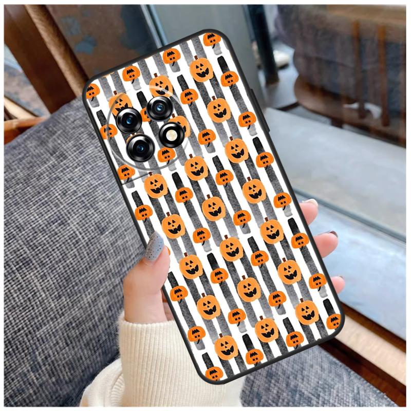 Halloween Pumpkins Case For OnePlus 13T 8T 10T 9 10 Pro 15 13 12 11 13R 12R Nord CE 5 2 3 4 Lite N20 N30 Coque