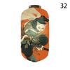 20x35cm Japanese Kimono Samurai Cat Art Pattern Lantern Restaurant Izakaya Cuisine Decor Advertising Sign Ukiyo-e Cloth Lanterns