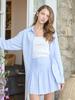 Laengaenlu Ponza Seersucker Shirt_Blue