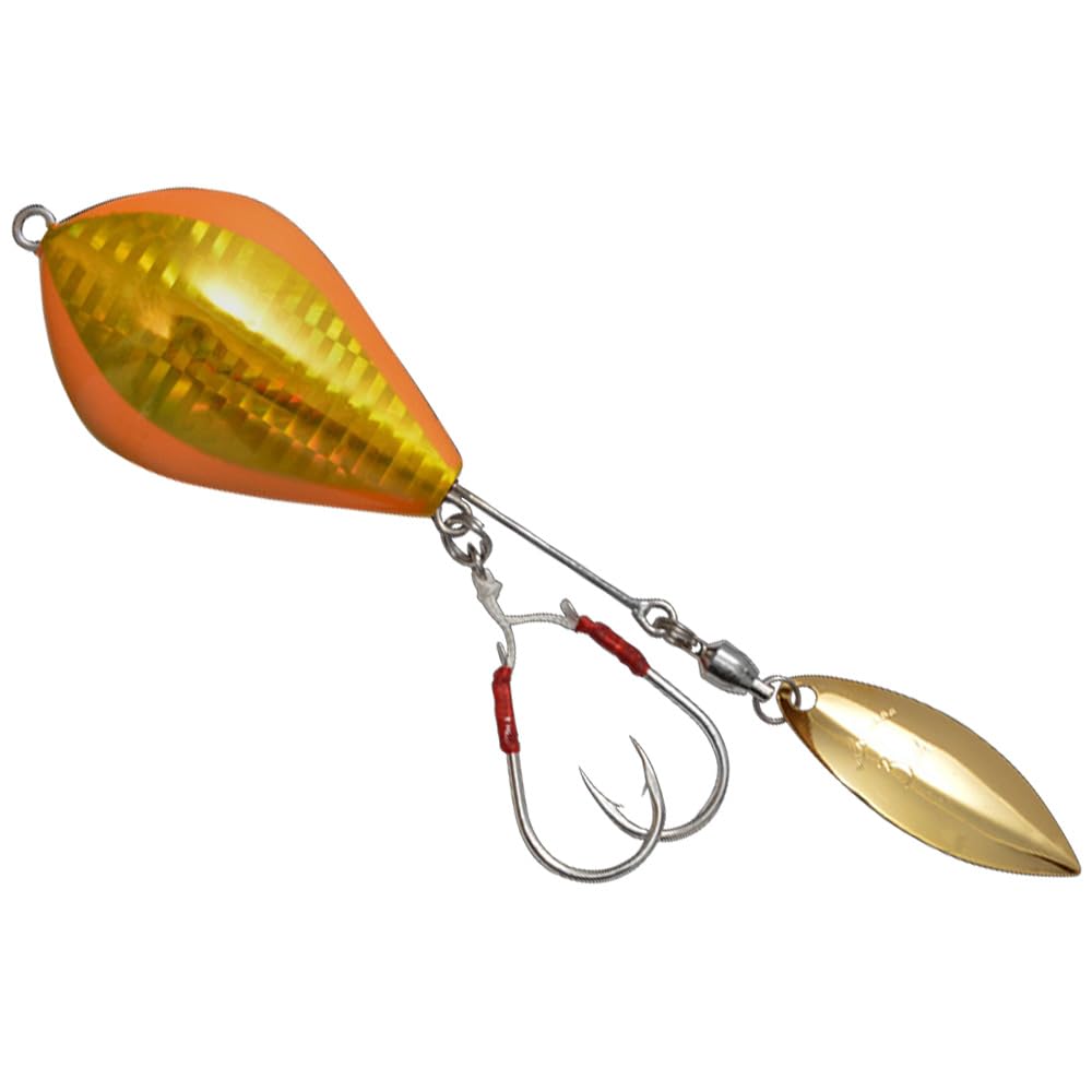 

Megabass Metal Jig Lure Winding JIG DROP 180g G Orange Gold