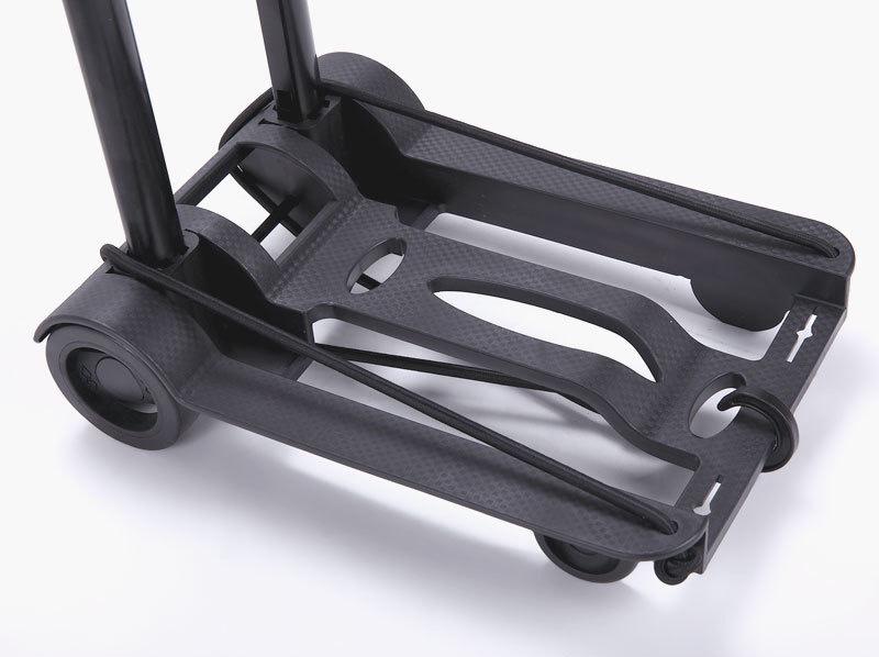 Lightweight Folding Shopping Cart - Compact Hand Trolley for Groceries and Luggage