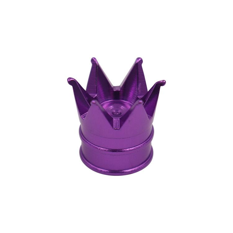 1/4PCS Creative Crown Aluminum Car Wheel Tyre Tire Air Valve Stem Cap Dust Cover Car Styling Decorative Auto Exterior Decoration Valve Stems 1