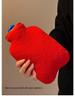 Plush Explosion-Proof Hot Water Bottle & Hand Warmer for Girls - Large & Small Sizes Available for Abdomen or Bed Use