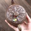340ml Tradition Yixing Purple Clay Teapot Handmade Flower Bird Tea Pot Beauty Tea Infuser Kettle Chinese Household Zisha Teaware