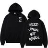 Need Jesus Not Money Christian Bible Verse Hoodies Men Women Clothing Fashion Harajuku Sweatshirts Fleece Casual Loose Pullovers