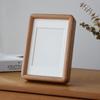 Custom Mortise and Tenon Photo Frame – Solid Black Walnut & Red Beech Wood, 67810/12 Inch, DIY Wood Frame